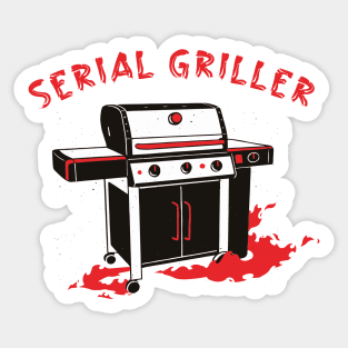 Serial Griller Grill bbq Sticker